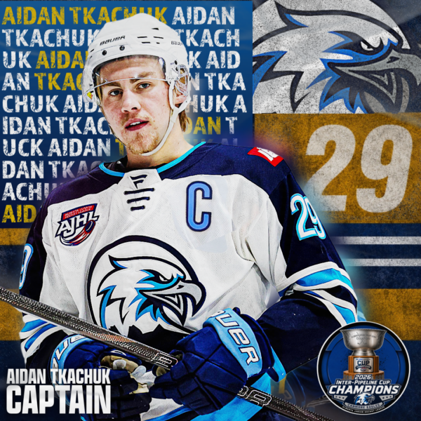 Aidan Tkachuk Named Captain of the Canmore Eagles for the 2026–2027 Season